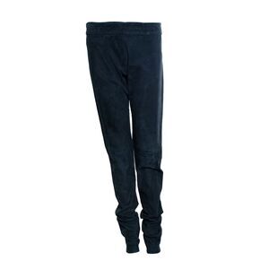 Johnny Ramli, emerald green suede trousers